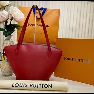 Authentic Louis Vuitton Epi St. Jacques GM.